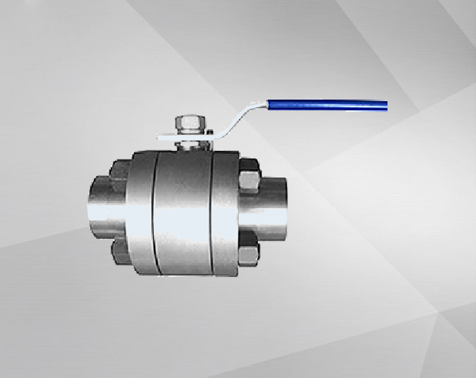 Q11F-Three-stage forged steel welded high-pressure ball valve
