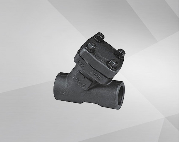 Y-type welded bonnet check valve