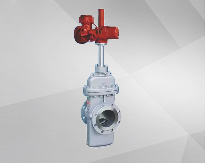 Flat gate valve without backflow hole